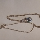 Kaunis hopeansävyinen kaulaketju riipuksella, 48,0 cm. - pikkukuva 2