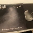 Abhor / Wyrd . Gloomy fog evocations 7” lp single split - pikkukuva 1