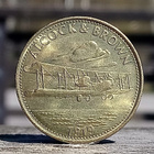 Shell kolikko Alcock & Brown 1919. Halkaisija - 25 mm. - pikkukuva 3