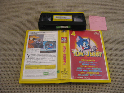 Tom & Jerry 4-VHS (FIx, Esselte Video)