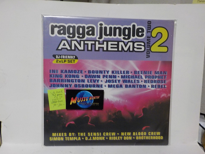 V/A - RAGGA JUNGLE ANTHEMS VOL. 2 M-/M- UK 2002 2LP