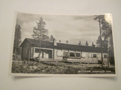 VANHA Postikortti Lappi Rovaniemi 1950-l Alkup.Mallikappale