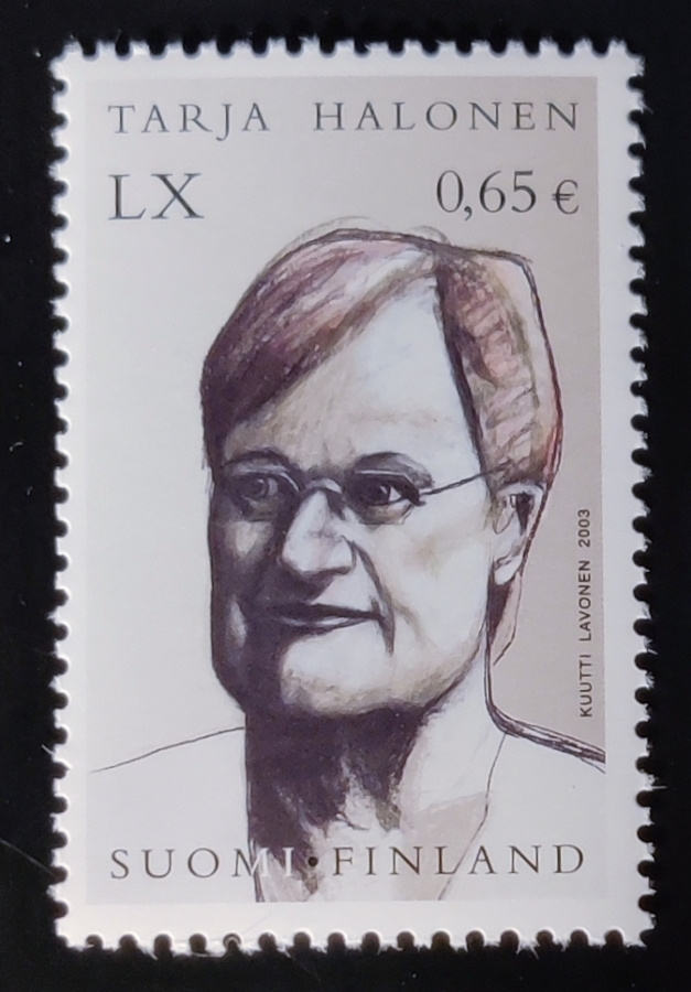 2003 Tarja Halonen 60 vuotta 0,65 € **