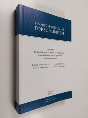Lauri Honko ym. : Finnisch-ugrische Forschungen : Zeitsch...