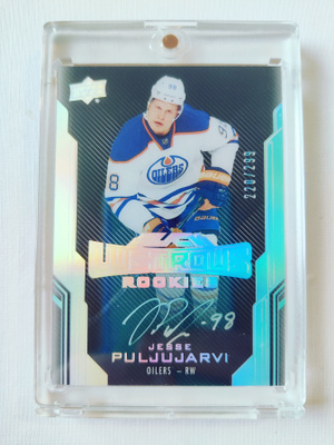 Jesse Puljujärvi - 16-17 UD Black Lustrous Rookies Auto /299
