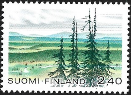 1988 Kuvamer UKK kansallispuisto 2,40 mk xX  ** LaPe 1035 a)