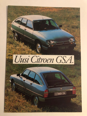 Myyntiesite - Citroen Gsa - 1980