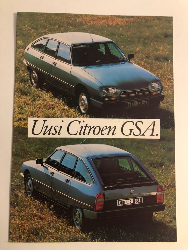 Myyntiesite - Citroen Gsa - 1980