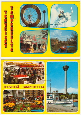 Tampere Särkänniemi tori yms 2 korttia