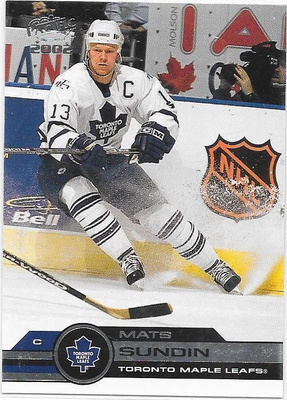 2001-02 Pacific #373 Mats Sundin Toronto Maple Leafs