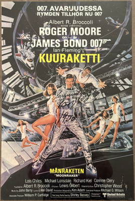 James Bond 007 Kuuraketti Elokuvajuliste