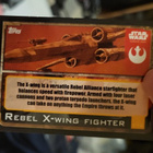 Rebel X-Wing Fighter Topps star wars holo kortti - pikkukuva 2