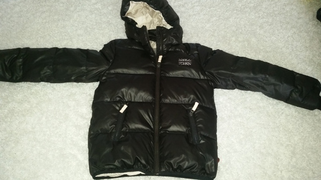 #### Pomp De Lux  uudenveroinen untuvatakki koko 134/140 ###