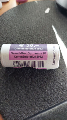 Luxemburg 2012 Guillaume IV 2 € juhlaraharulla