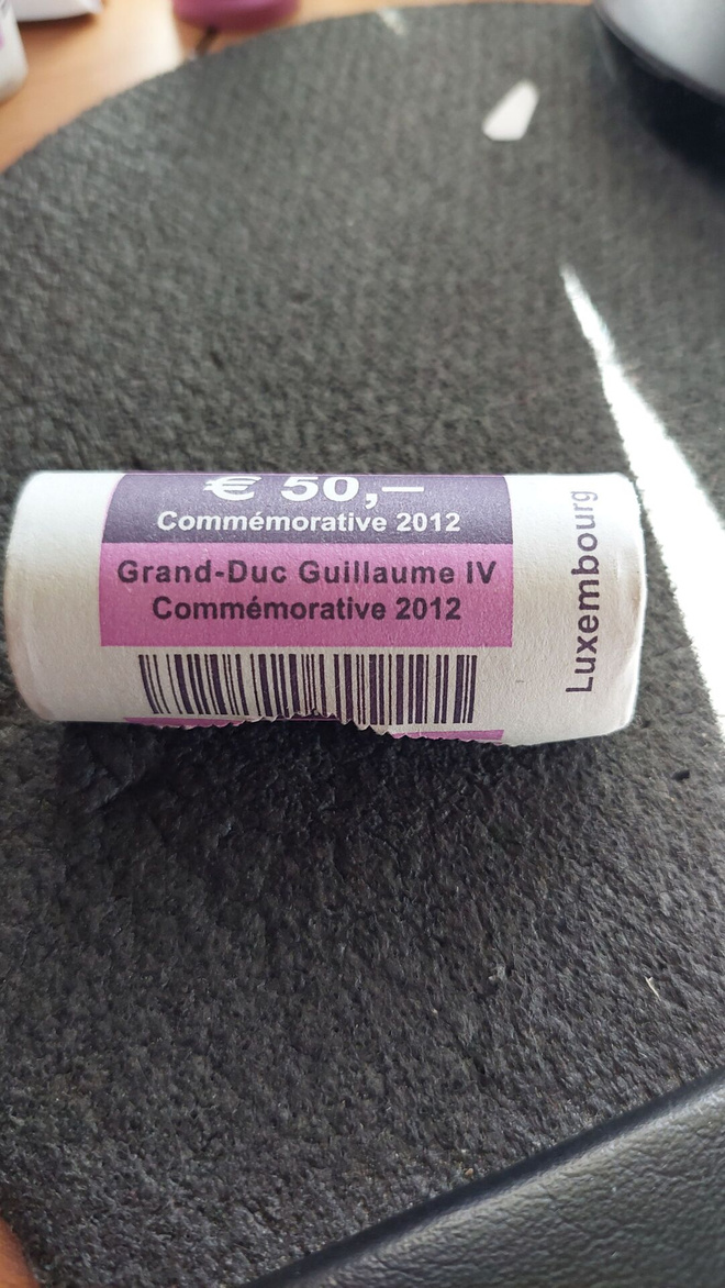 Luxemburg 2012 Guillaume IV 2 € juhlaraharulla