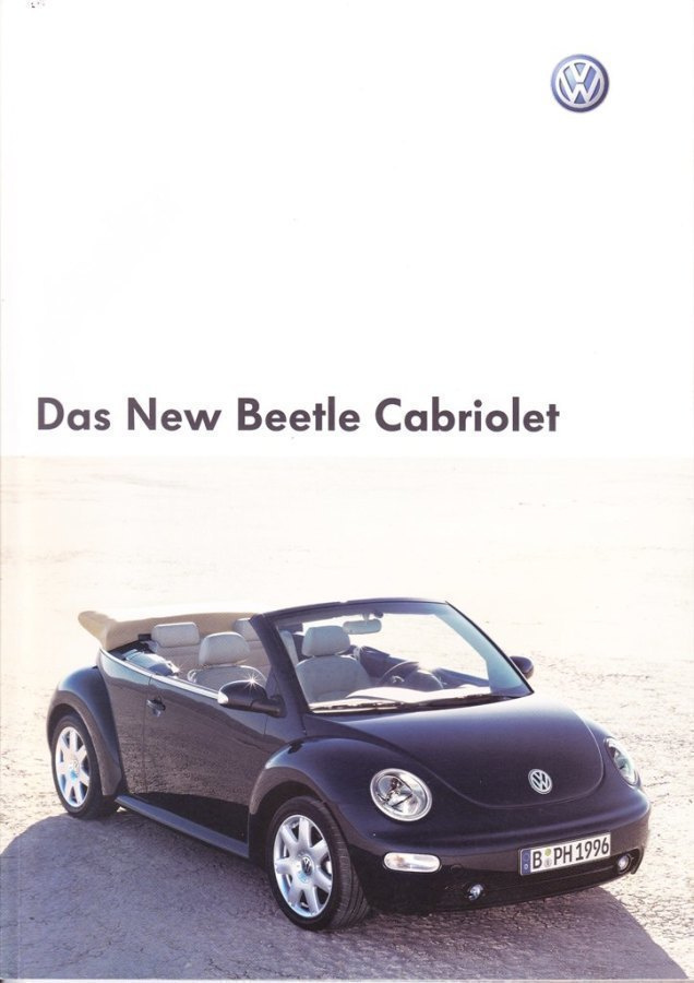 VW Beetle Cabriolet -esite, 2003
