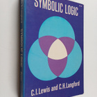 Clarence Irving Lewis : Symbolic logic - pikkukuva 1