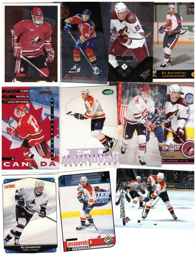 11 x ED JOVANOVSKI Panthers, Coyotes, Canucks, Team CAN