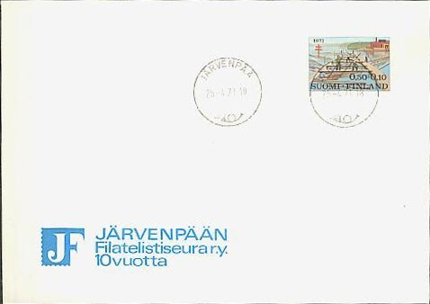1971 tub 50p ensipäivä, pvm-leima