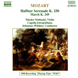 Mozart, Takako Nishizaki, Capella Istropolitana, Johannes Wi