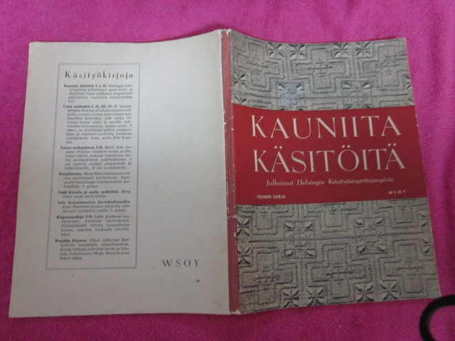 KAUNIITA KÄSITÖITÄ II vuodelta 1954 !!