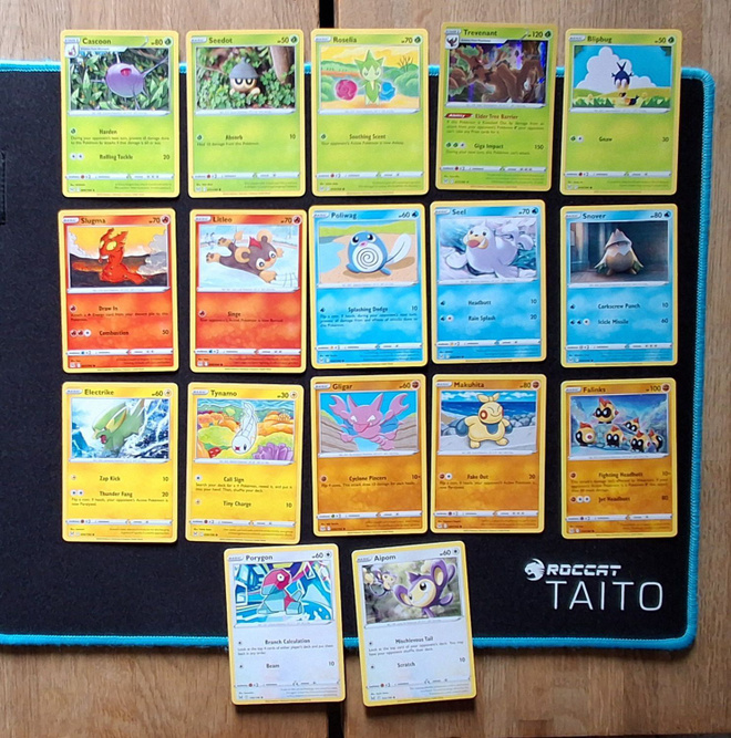 Pokemon kortit 17kpl (#109 Lost Origin)