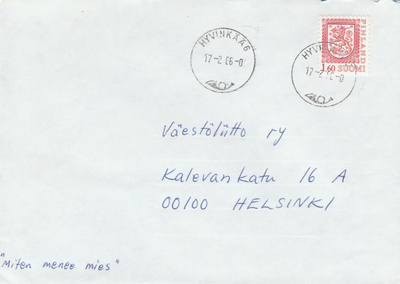Postileima, HYVINKÄÄ  6