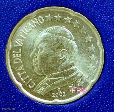 2002 VATIKAANI 20c BU kansiosta