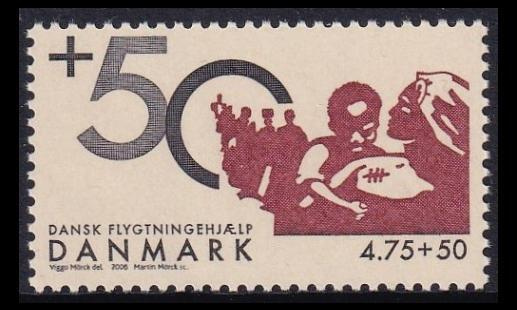 Tanska 1427 ** Pakolaisapu 50v (2006)