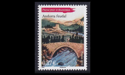 Andorra Fr 723 ** Feodaaliaika (2010)