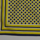 Retro pallokuvio huivi 67 cm x 67 cm - pikkukuva 1