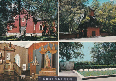 KIRKKOKORTTI - KARINAISTEN KIRKKO - 1