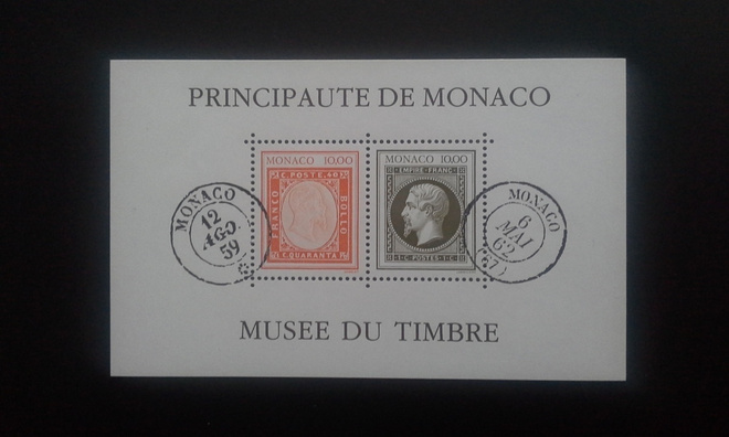 Monaco 1992 pienoisarkki Musee du Timbre (191)