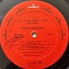 JOHNNY RODRIGUEZ: All I ever meant to do is sing LP - pikkukuva 4