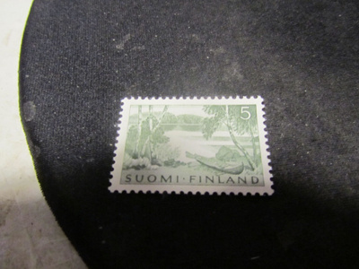 1961 yleismerkki järvimaisema , postituore