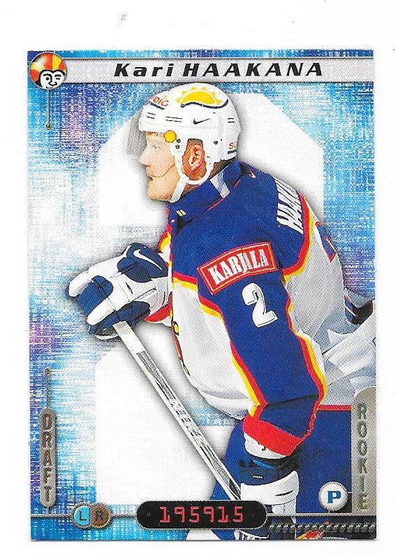 2000-01 CardSet #160 Kari Haakana Jokerit