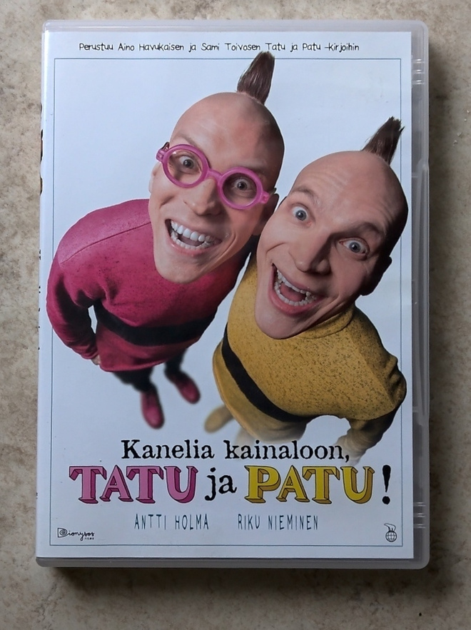 Kanelia kainaloon, Tatu ja Patu, DVD.
