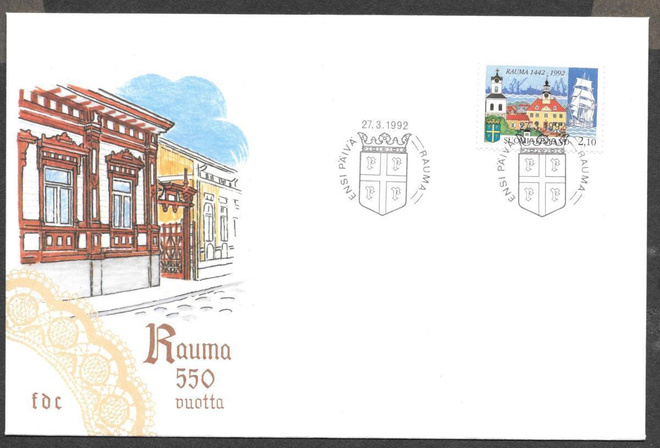 Rauma 550v 1992 FDC (LAPE 1164)