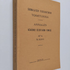 Annales Academiae Scientiarum Fennicae Ser A. Tom. XXVI - pikkukuva 1