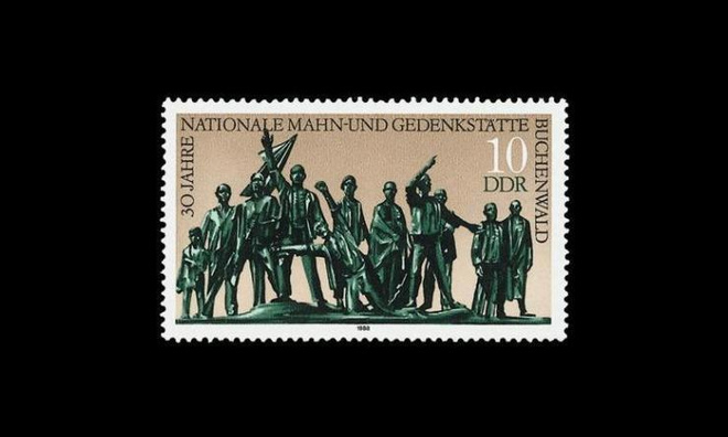 DDR 3197 ** Muistomerkki Buchenwald (1988)