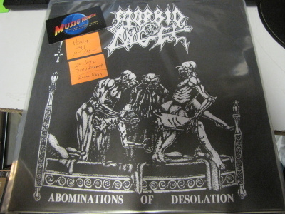 MORBID ANGEL- ABOMINATIONS OF DESOLATION LP ITALIA '91 M-/M-