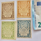 Neuvosto Venäjä 1 + 2 +3 +5 ruplaa 1921 HYVÄT - pikkukuva 1