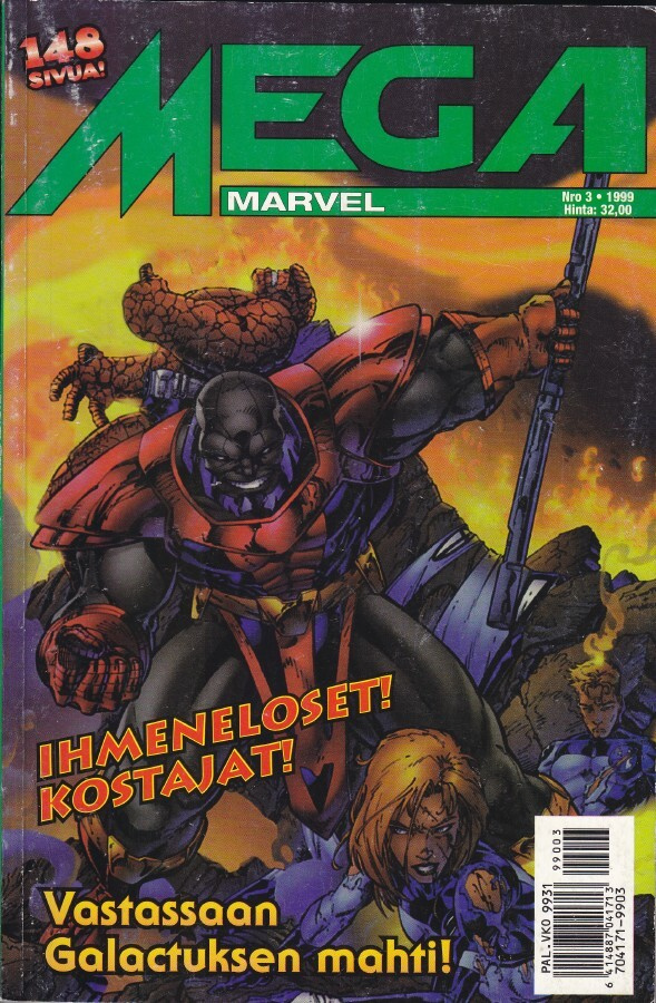 Mega-Marvel 3/1999 Ihmeneloset Kostajat Galactus