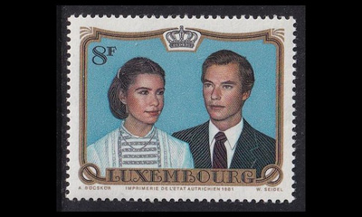 Luxemburg 1036 ** Kuninkaalliset häät (1981)