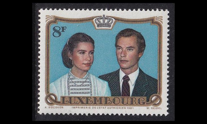 Luxemburg 1036 ** Kuninkaalliset häät (1981)