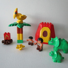 Vintage lego duplo Dino-village setti - pikkukuva 1
