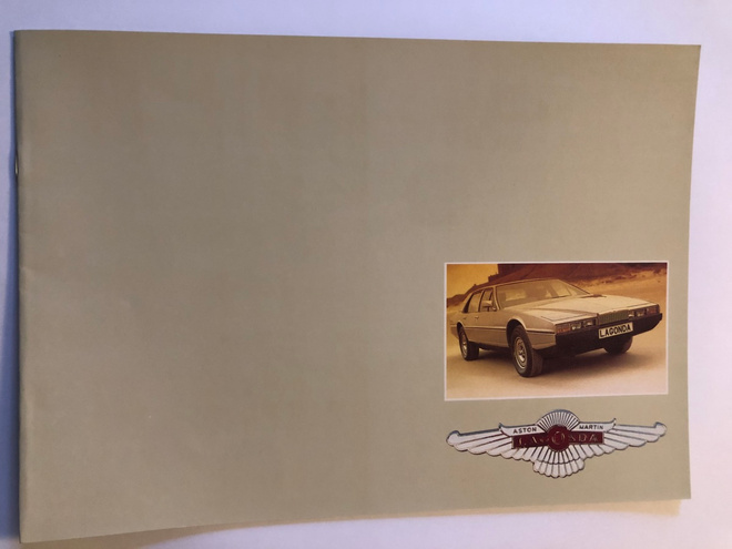 Myyntiesite - Aston Martin Lagonda - 1986?