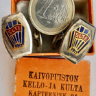 VANHAT Kalvosinnapit SLTL 1917 Liiketyöntekijäinliitto KOMEA - pikkukuva 1