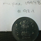 Intia 1 rupee 1994B, km#92.1 - pikkukuva 2