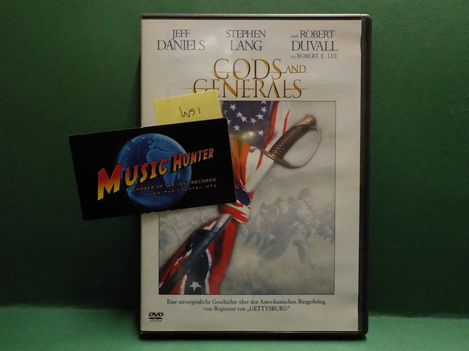 GODS AND GENERALS UUSI DVD
